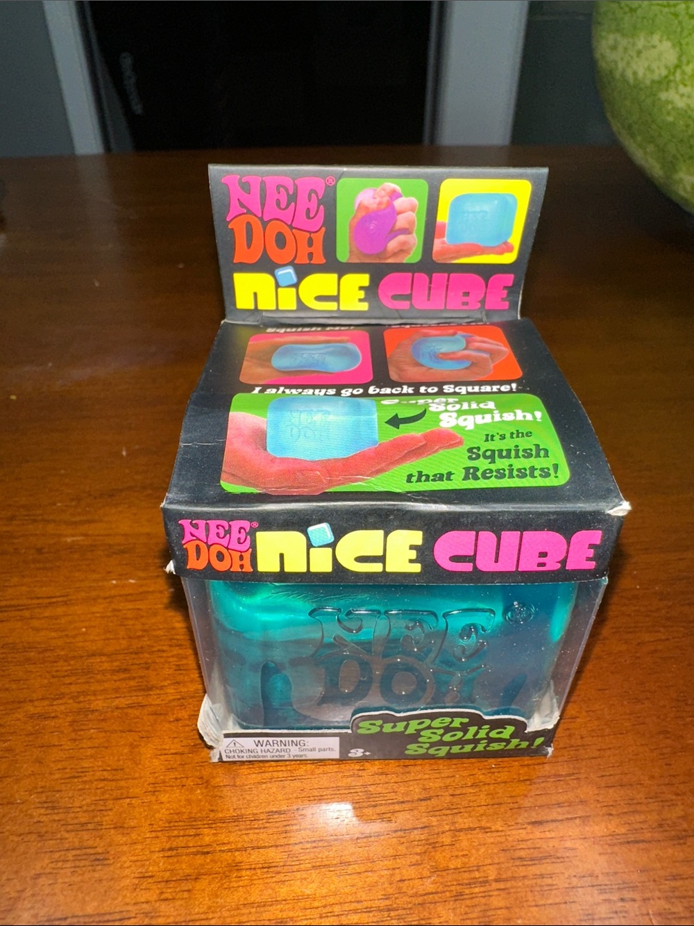 Nice Cube - Teal Kids Squishy Toy